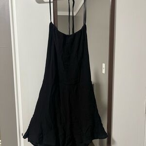 Lulus Black Spaghetti Strap romper